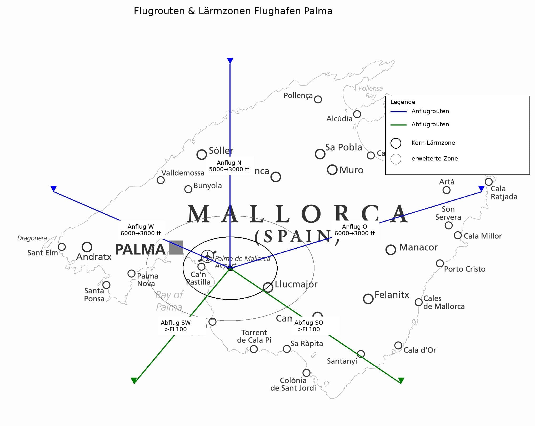 Flugrouten auf Mallorca: Wie oft Flugzeuge fliegen – und was das für Immobilien bedeutet
