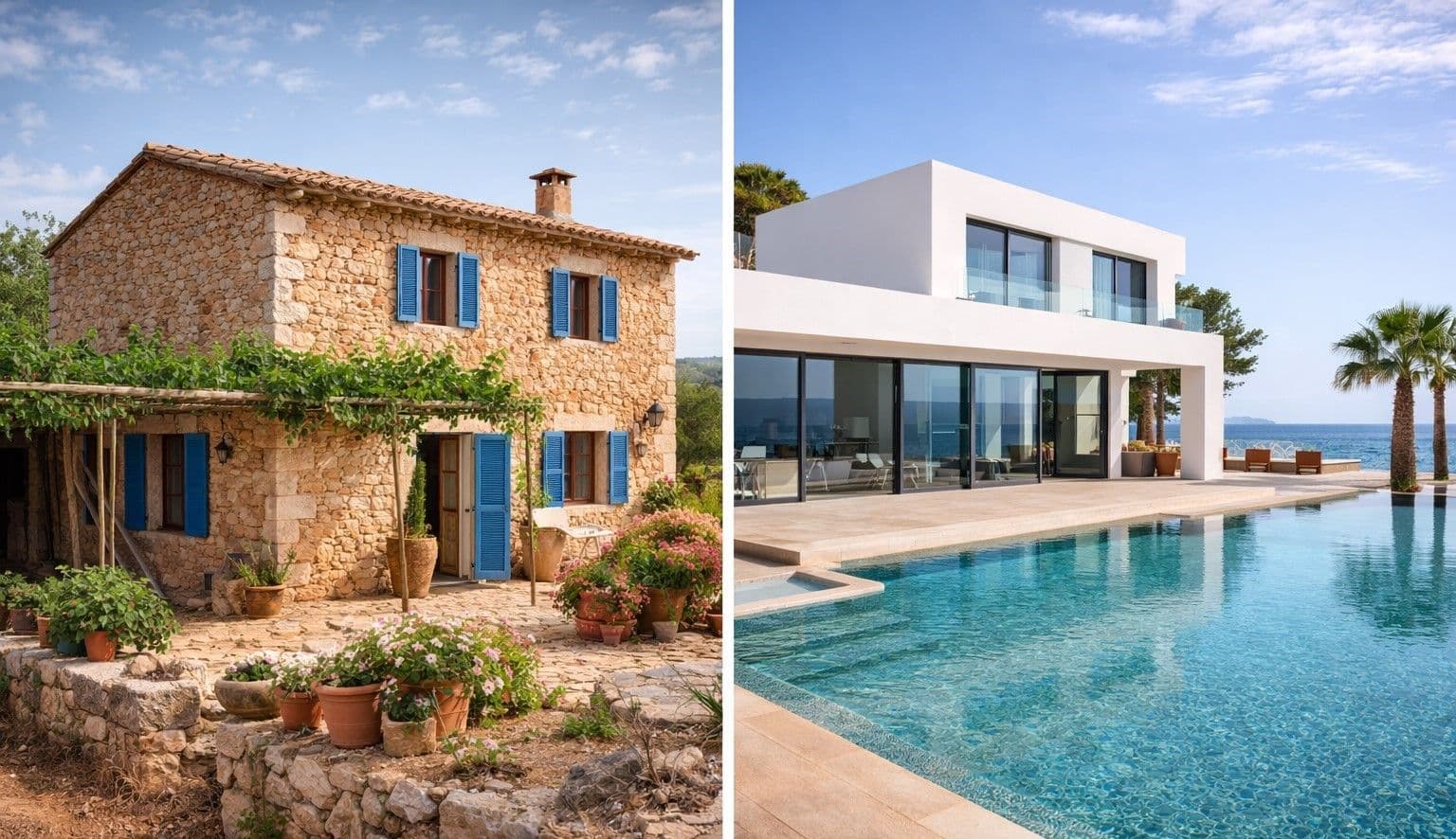 Altbau vs. Neubau auf Mallorca und Ibiza. Bauqualität im Vergleich