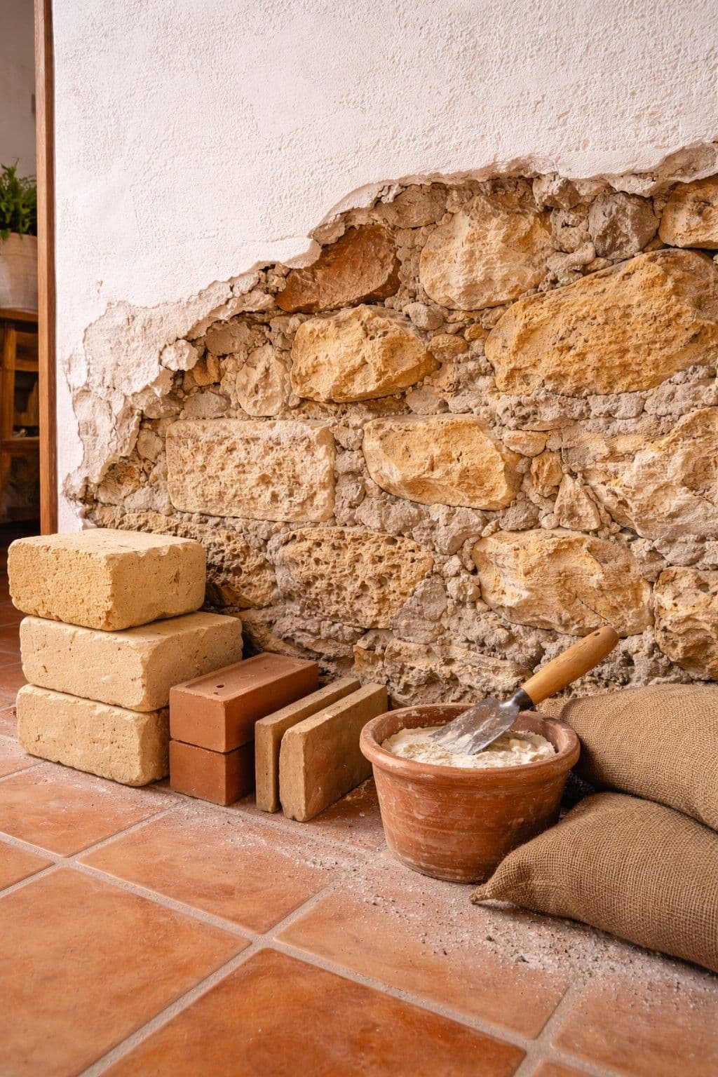 Wandaufbau mallorquinischer Häuser erklärt – Materialien, Schichten und Bauphysik verstehen